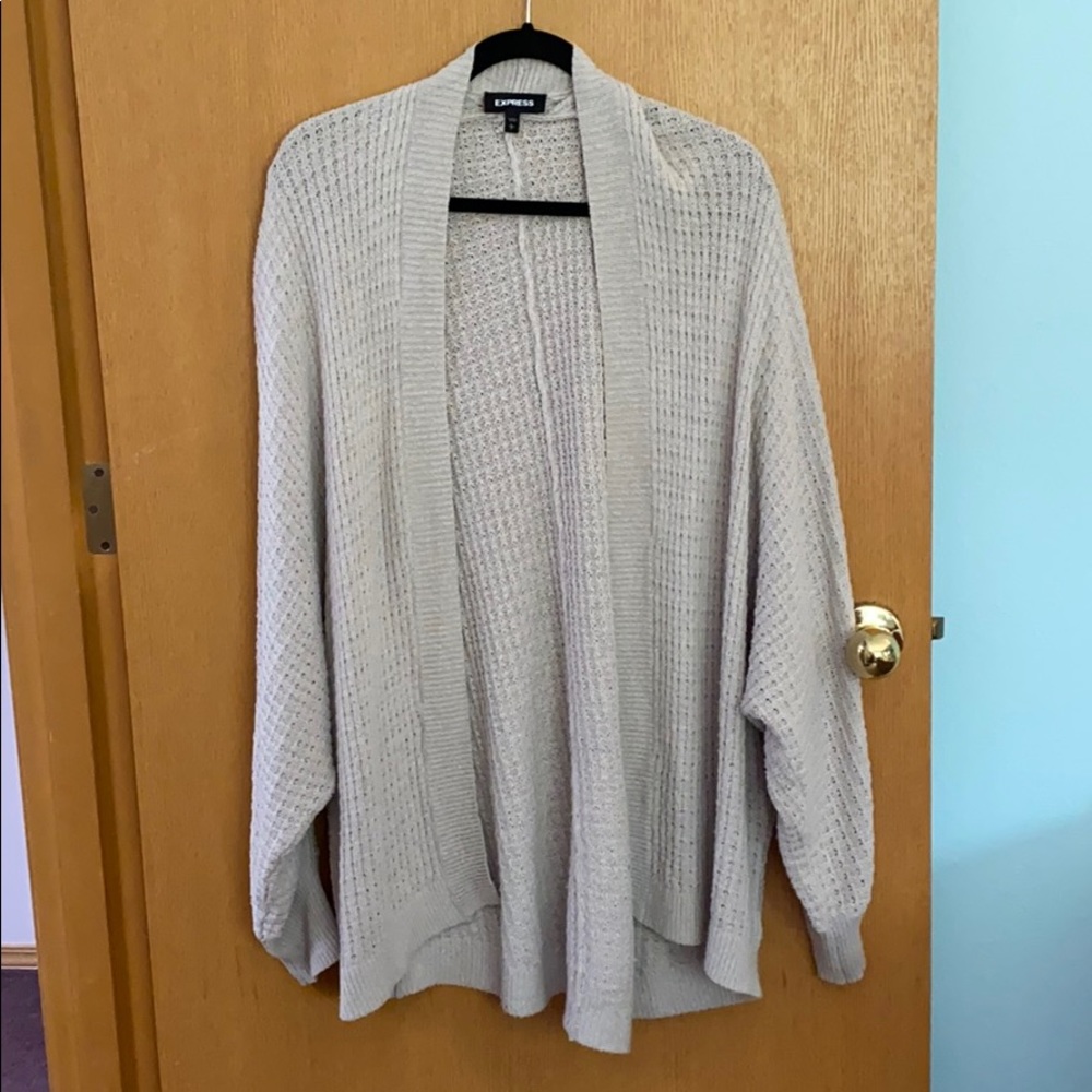 Express Knit Cream Cardigan